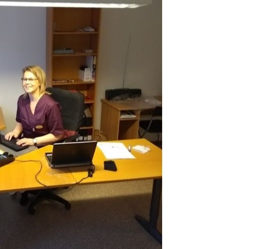 Receptionen på kliniken